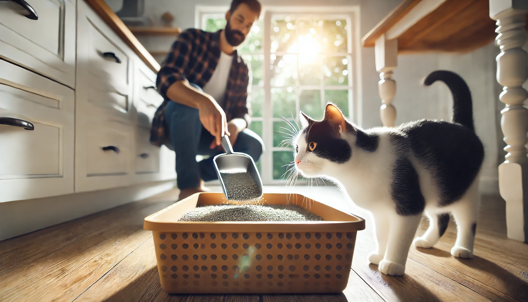 تمیز کردن ظرف خاک گربه