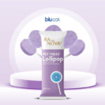 تشویقی آب نبات چوبی گربه طعم مرغ و بلوبری